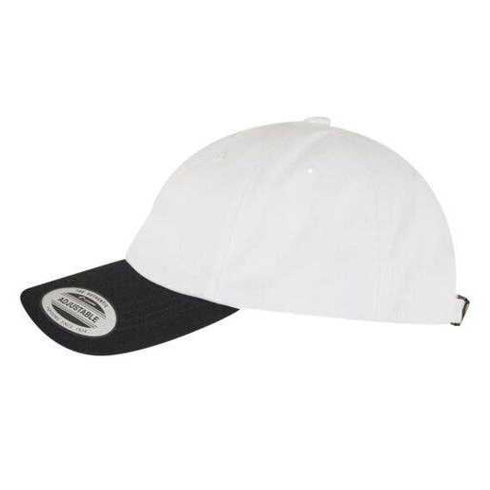 White-Black - Side - Flexfit Classic Two Tone Low Profile Baseball Cap