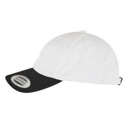 White-Black - Side - Flexfit Classic Two Tone Low Profile Baseball Cap