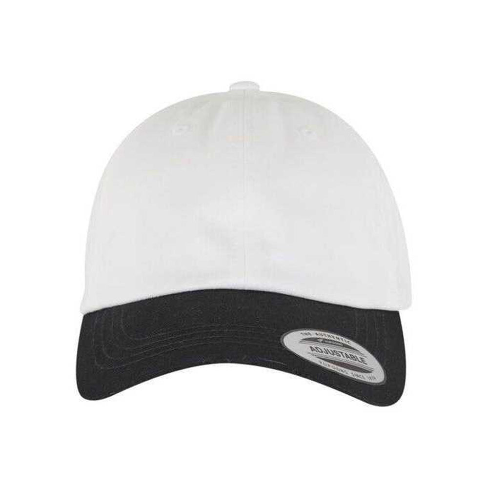 White-Black - Pack Shot - Flexfit Classic Two Tone Low Profile Baseball Cap