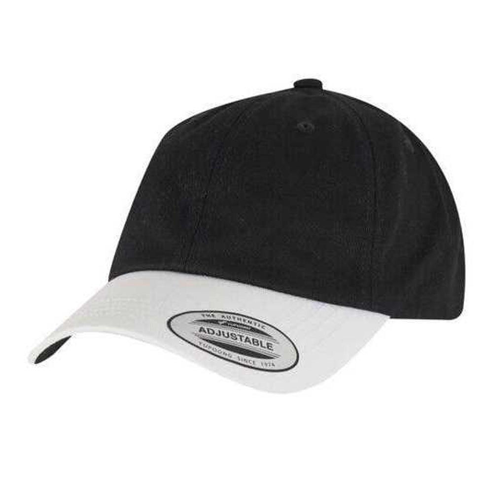 Black-White - Front - Flexfit Classic Two Tone Low Profile Baseball Cap
