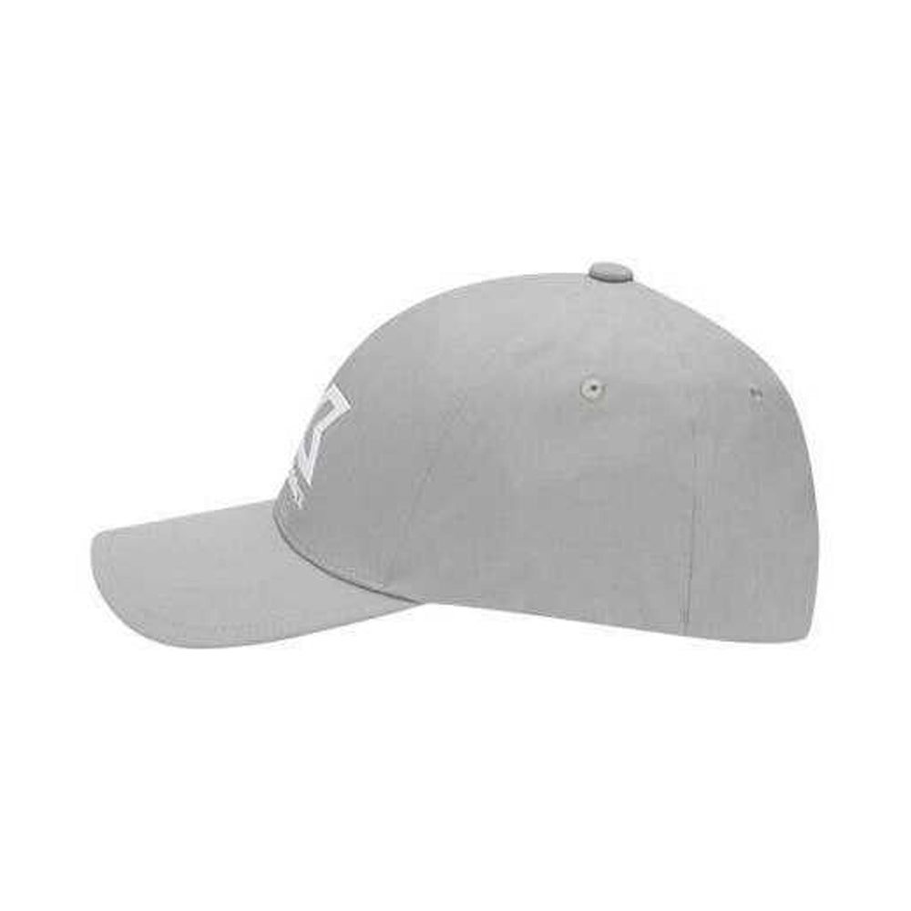 Silver - Side - Cutter & Buck Logo Baseball Cap