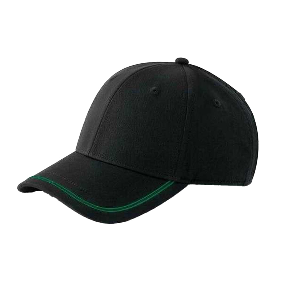 Black-Kelly Green - Back - Beechfield Match Day Baseball Cap