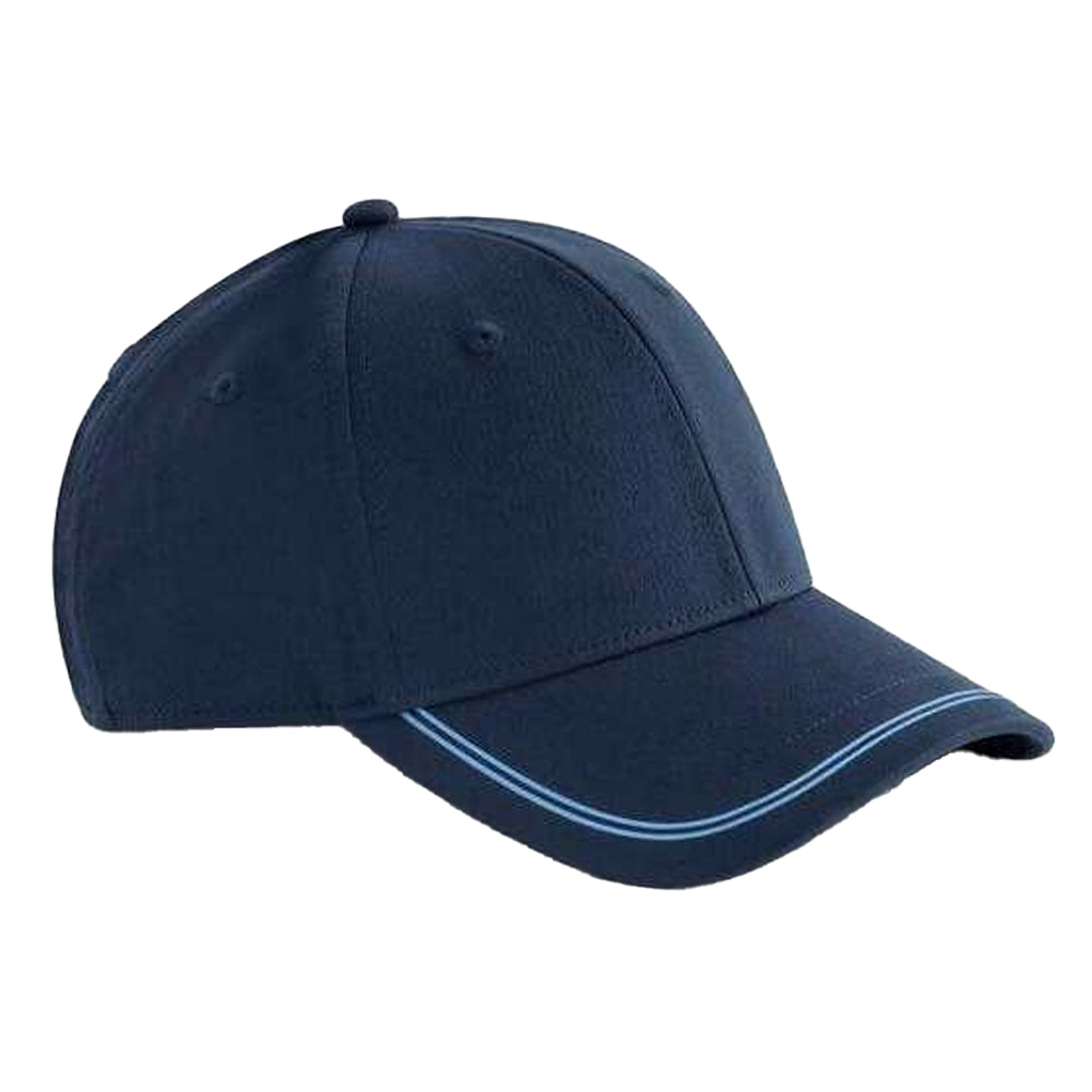 Navy-Sky - Front - Beechfield Match Day Baseball Cap