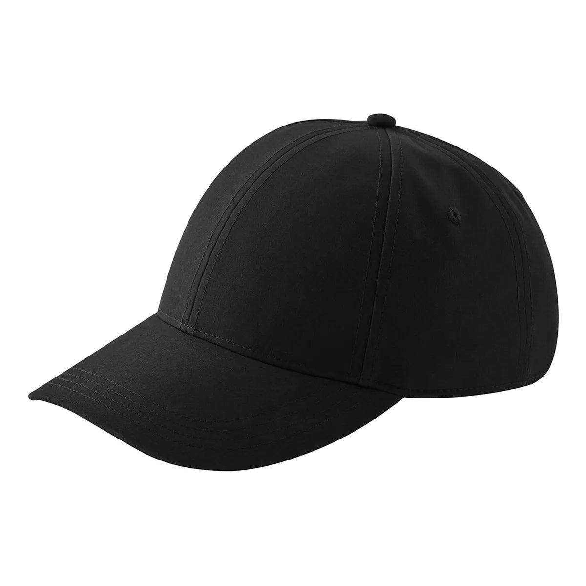 Black - Back - Beechfield Lifestyle Water Resistant Baseball Cap