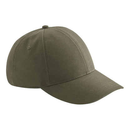 Olive Green - Front - Beechfield Lifestyle Water Resistant Baseball Cap