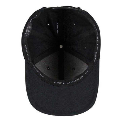 Black - Lifestyle - Flexfit 110 Curved Peak Baseball Cap