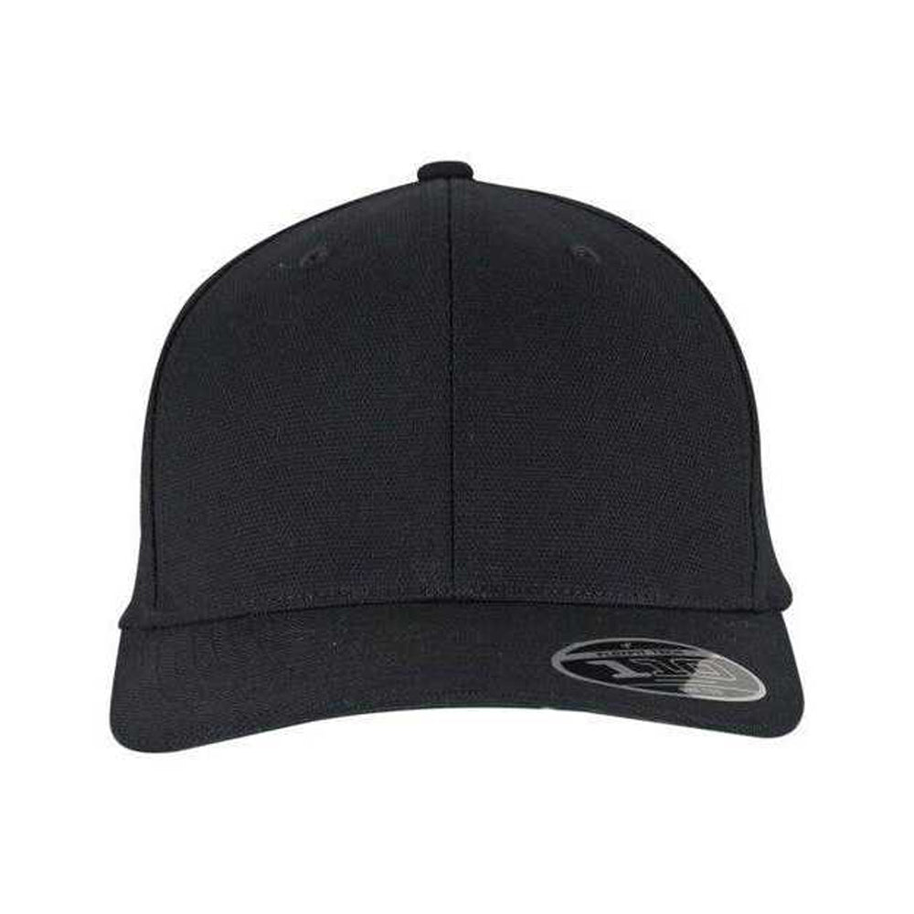 Black - Pack Shot - Flexfit 110 Curved Peak Baseball Cap