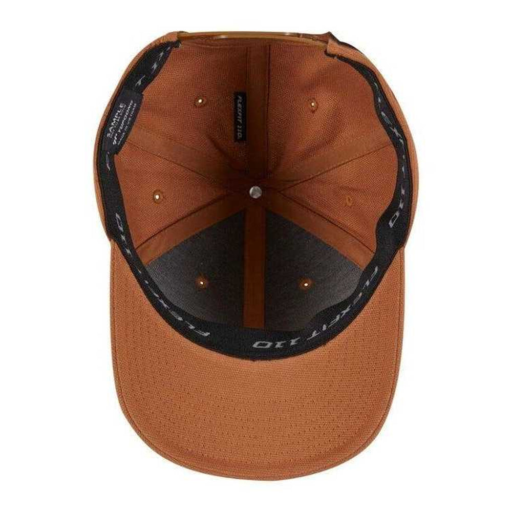 Brown - Lifestyle - Flexfit 110 Curved Peak Baseball Cap