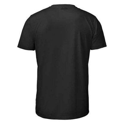 Black - Back - Projob Mens Prio 2030 Spun Dyed T-Shirt