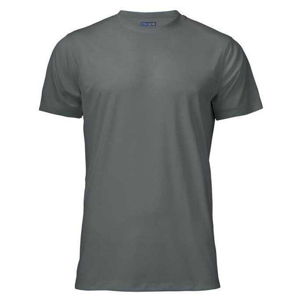Stone - Front - Projob Mens Prio 2030 Spun Dyed T-Shirt