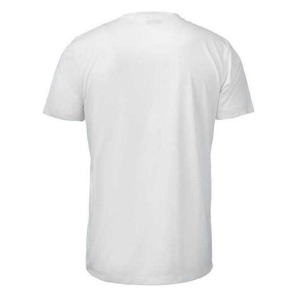 White - Back - Projob Mens Prio 2030 Spun Dyed T-Shirt