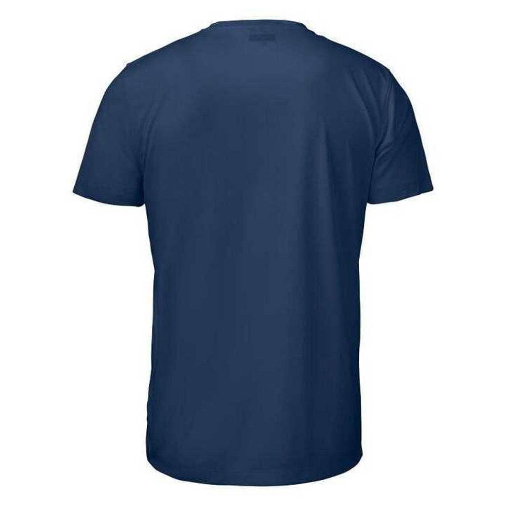 Navy - Back - Projob Mens Prio 2030 Spun Dyed T-Shirt