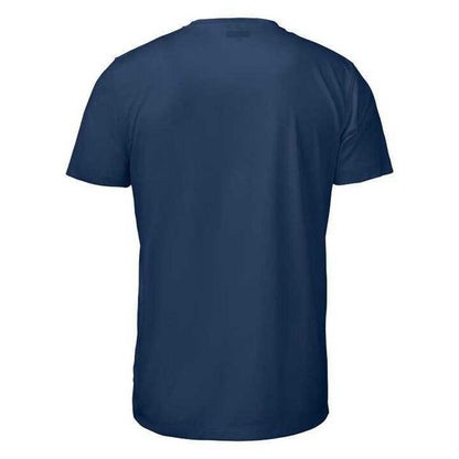 Navy - Back - Projob Mens Prio 2030 Spun Dyed T-Shirt