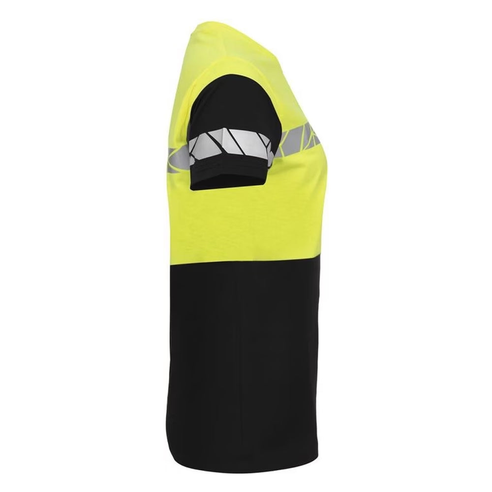 Black-Yellow - Lifestyle - Projob Womens-Ladies Progression 7005 T-Shirt