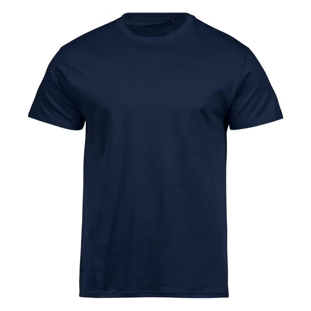Navy - Front - Tee Jays Childrens-Kids Unlabeled Organic Cotton T-Shirt