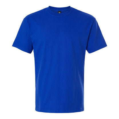 Deep Royal Blue - Front - Gildan Unisex Adult Hammer Maxweight Cotton Blend T-Shirt