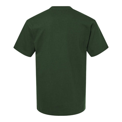 Forest Green - Back - Gildan Unisex Adult Hammer Maxweight Cotton Blend T-Shirt
