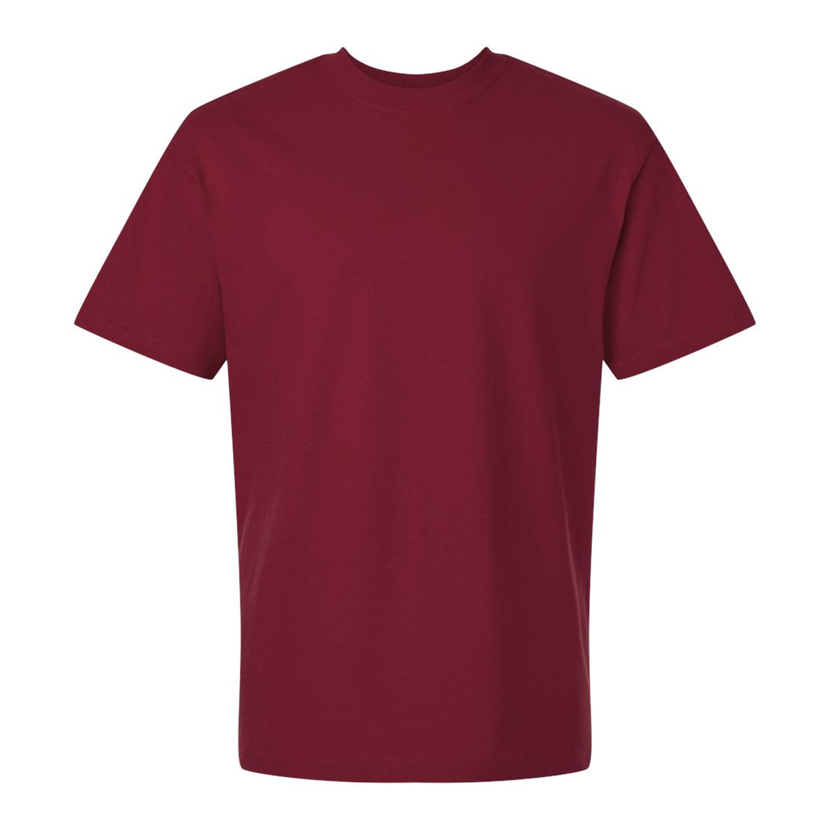 Garnet - Front - Gildan Unisex Adult Hammer Maxweight Cotton Blend T-Shirt