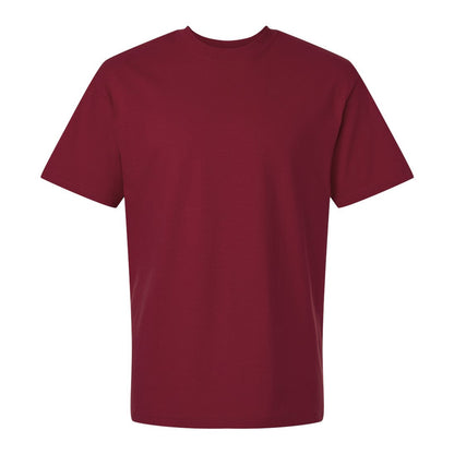 Garnet - Front - Gildan Unisex Adult Hammer Maxweight Cotton Blend T-Shirt