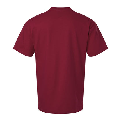 Garnet - Back - Gildan Unisex Adult Hammer Maxweight Cotton Blend T-Shirt