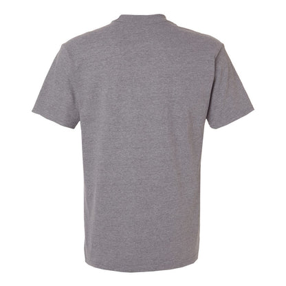 Graphite Heather - Back - Gildan Unisex Adult Hammer Maxweight Cotton Blend T-Shirt
