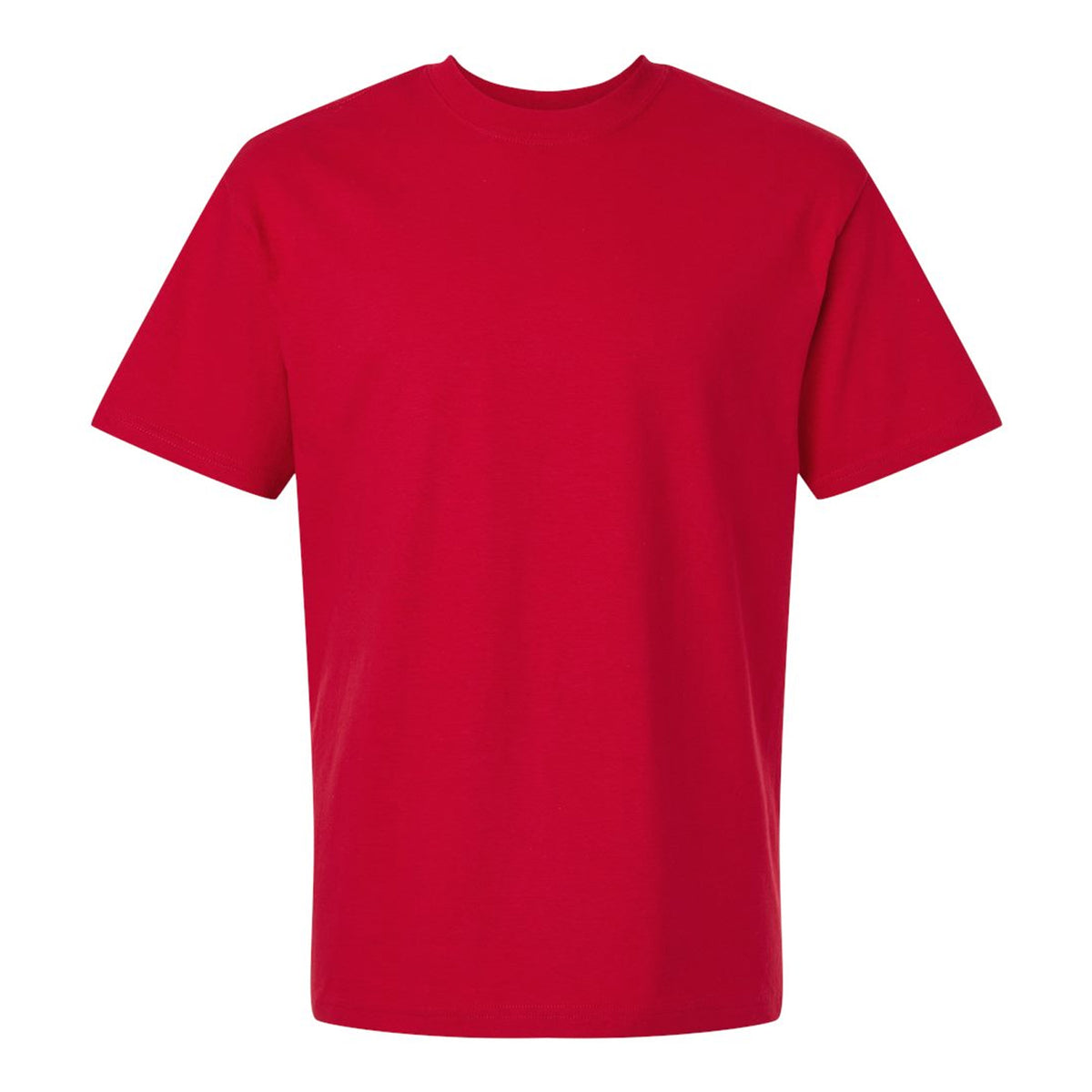 Cherry Red - Front - Gildan Unisex Adult Hammer Maxweight Cotton Blend T-Shirt