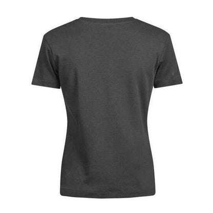 Black - Back - Tee Jays Womens-Ladies Pima Cotton T-Shirt