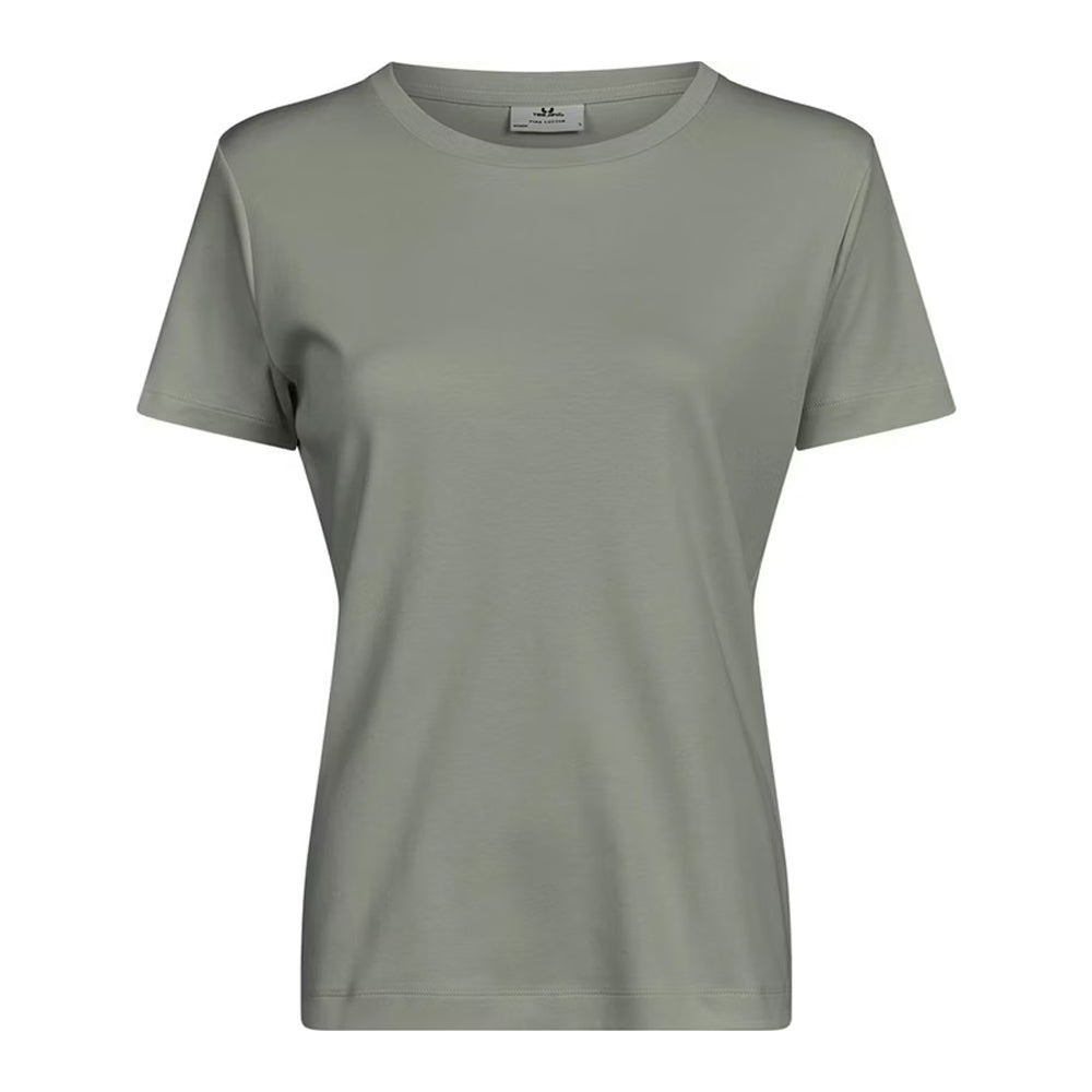 Sage - Front - Tee Jays Womens-Ladies Pima Cotton T-Shirt