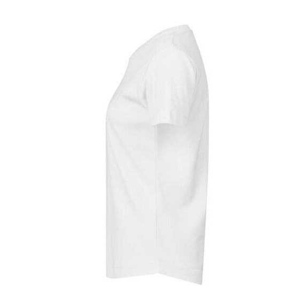 White - Side - Tee Jays Womens-Ladies Pima Cotton T-Shirt