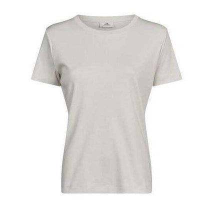 Cement - Front - Tee Jays Womens-Ladies Pima Cotton T-Shirt