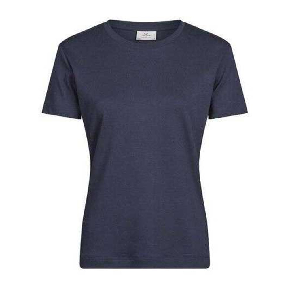 Navy - Front - Tee Jays Womens-Ladies Pima Cotton T-Shirt