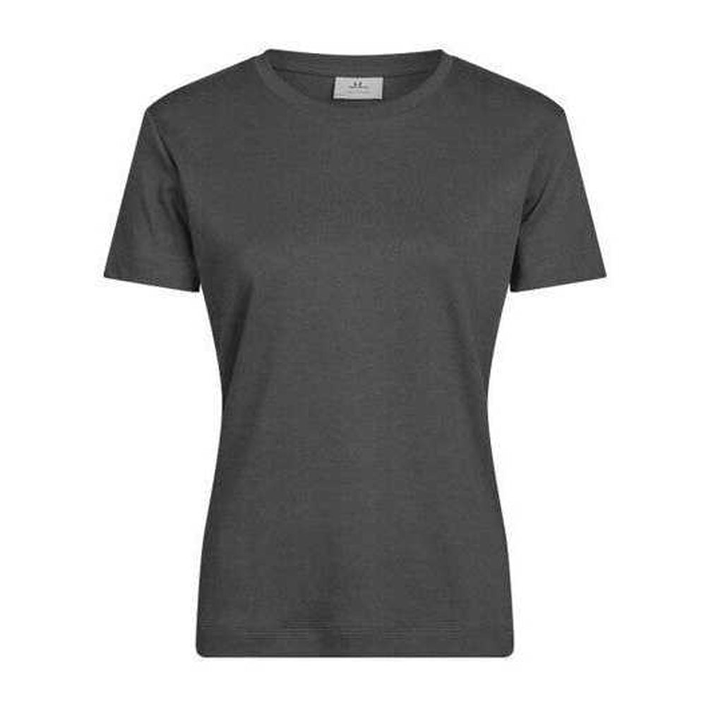 Black - Front - Tee Jays Womens-Ladies Pima Cotton T-Shirt