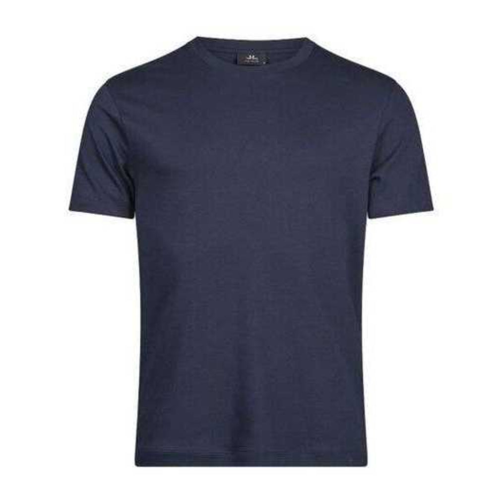 Navy - Front - Tee Jays Mens Pima Cotton T-Shirt