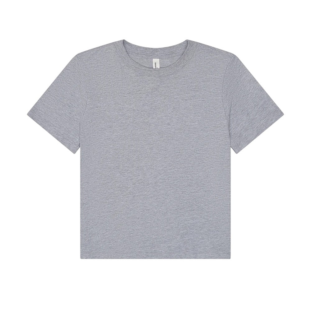 Athletic Heather - Front - Bella + Canvas Womens-Ladies Heavyweight Boxy T-Shirt