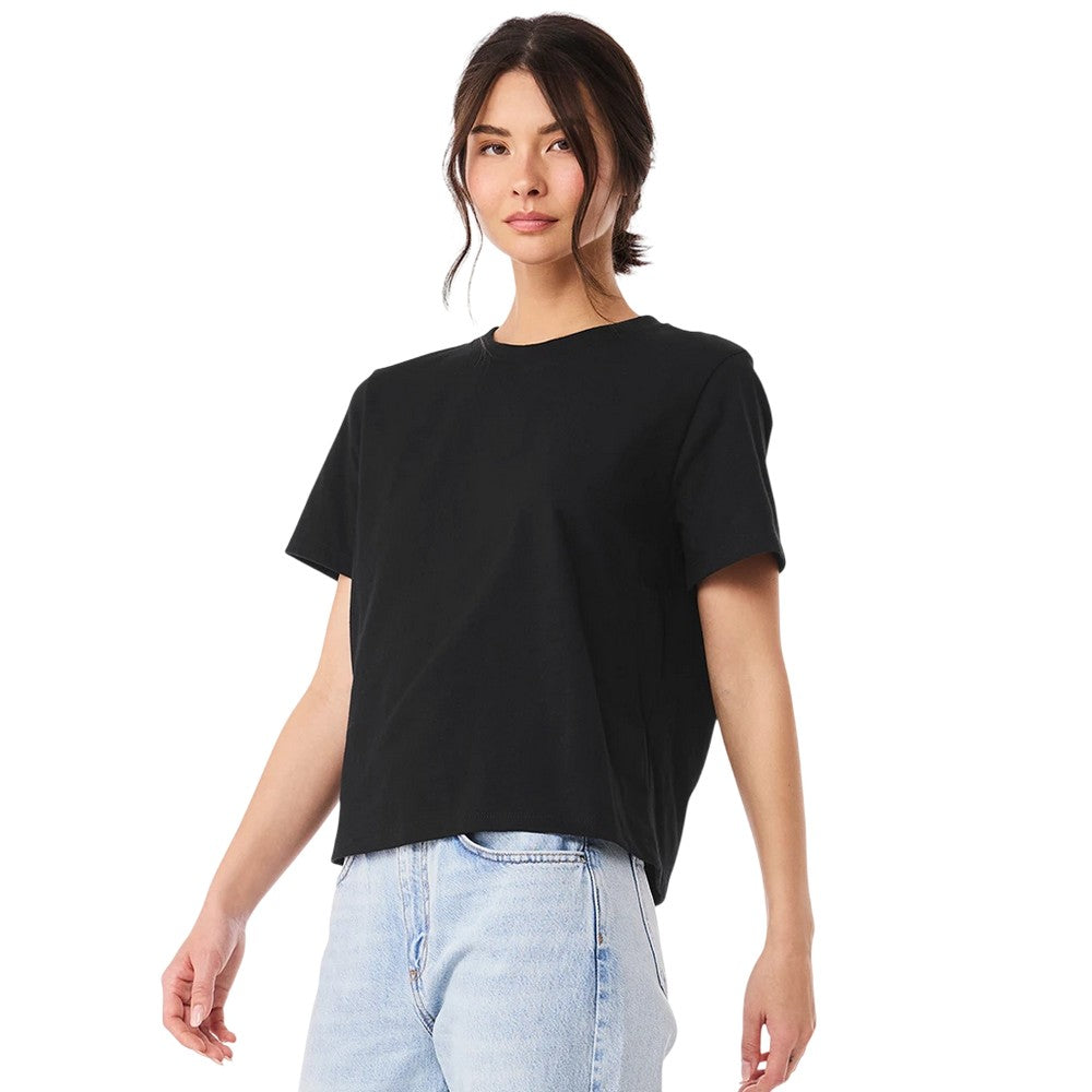 Vintage Black - Pack Shot - Bella + Canvas Womens-Ladies Heavyweight Boxy T-Shirt