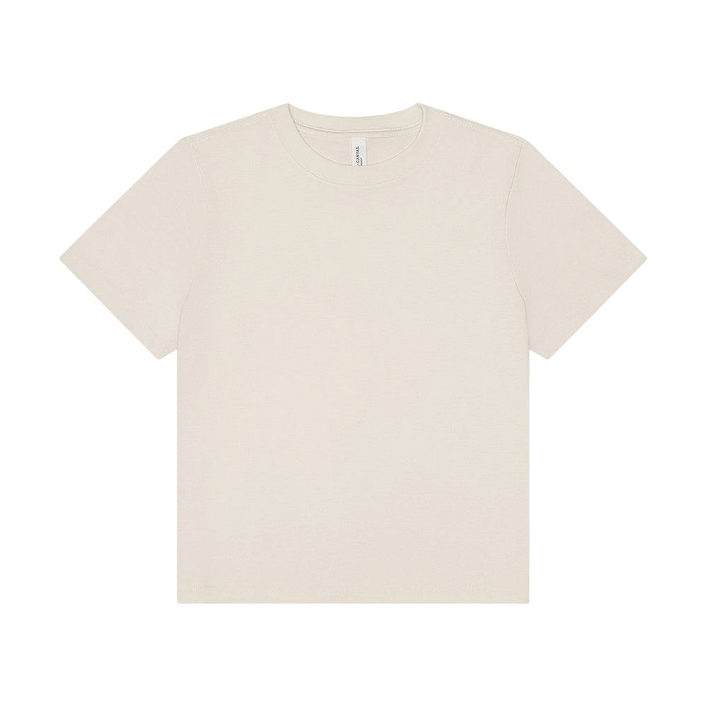 Vintage White - Front - Bella + Canvas Womens-Ladies Heavyweight Boxy T-Shirt