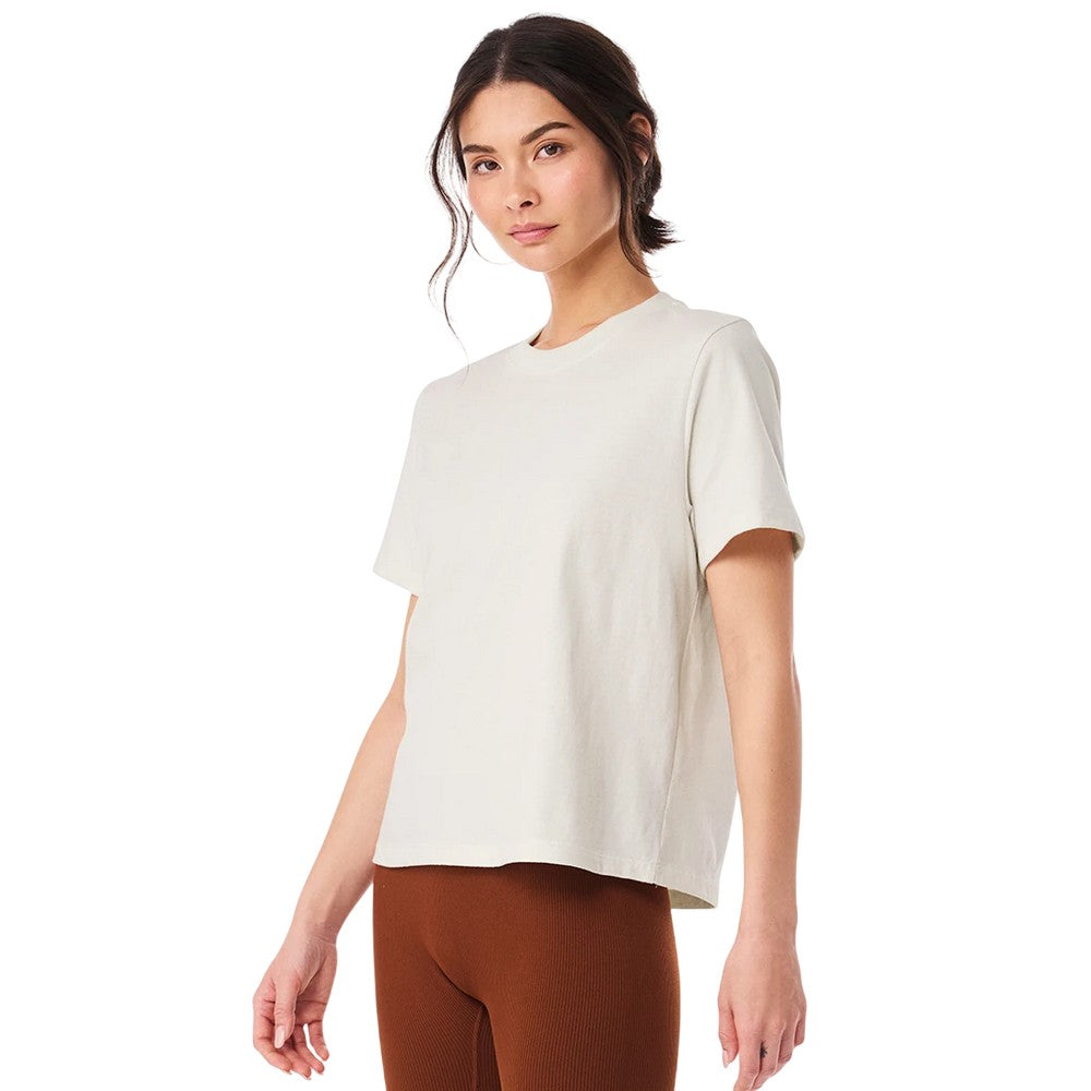 Vintage White - Pack Shot - Bella + Canvas Womens-Ladies Heavyweight Boxy T-Shirt