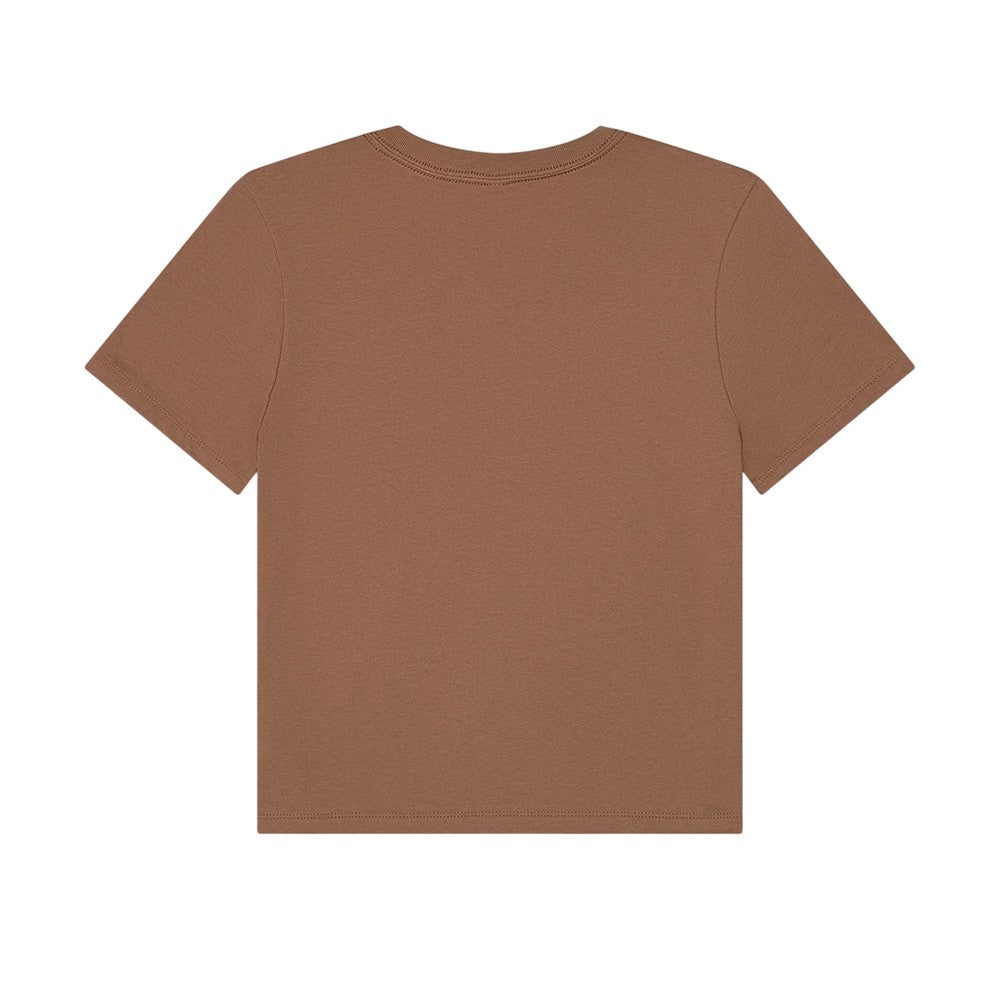 Vintage Brown - Back - Bella + Canvas Womens-Ladies Heavyweight Boxy T-Shirt