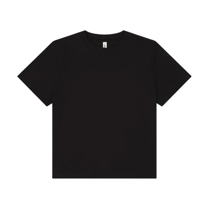 Black - Front - Bella + Canvas Womens-Ladies Heavyweight Boxy T-Shirt