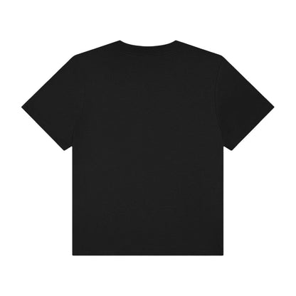 Black - Back - Bella + Canvas Womens-Ladies Heavyweight Boxy T-Shirt