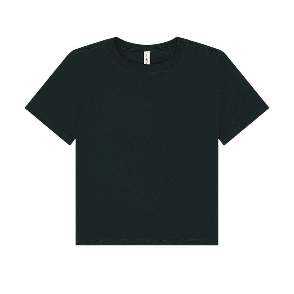 Forest - Front - Bella + Canvas Womens-Ladies Heavyweight Boxy T-Shirt
