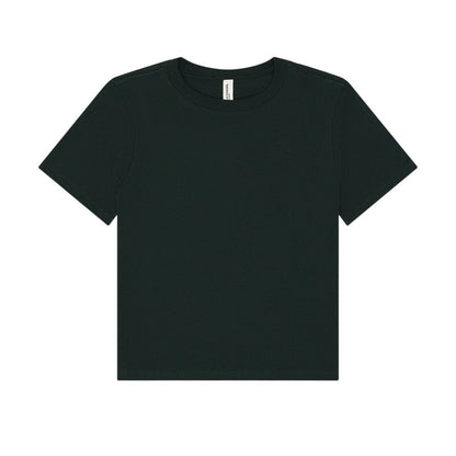Forest - Front - Bella + Canvas Womens-Ladies Heavyweight Boxy T-Shirt