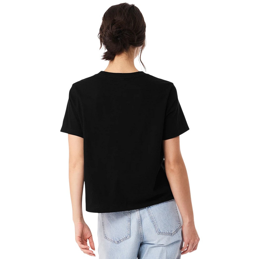 Black - Lifestyle - Bella + Canvas Womens-Ladies Heavyweight Boxy T-Shirt