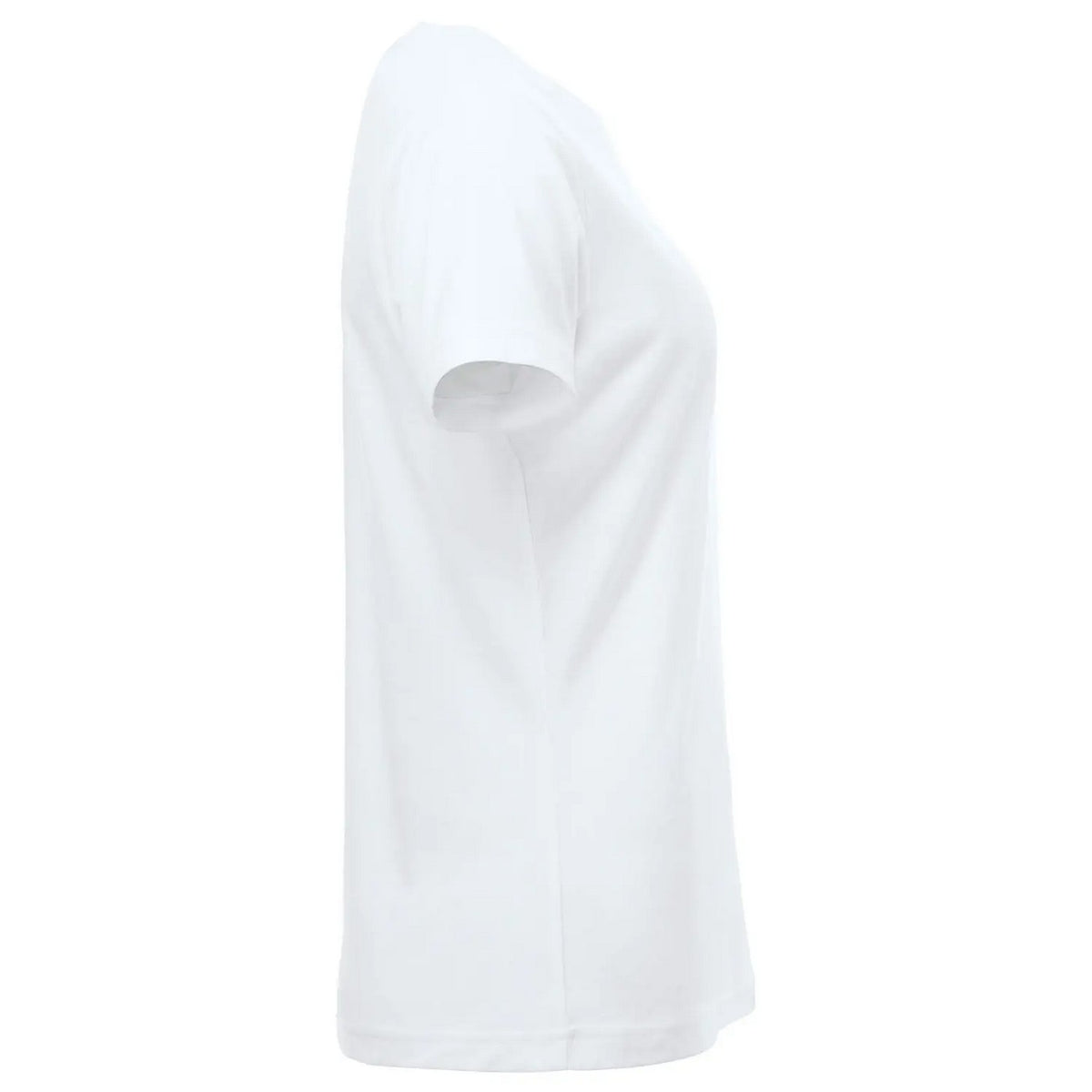 White - Side - Clique Womens-Ladies New Classic T-Shirt