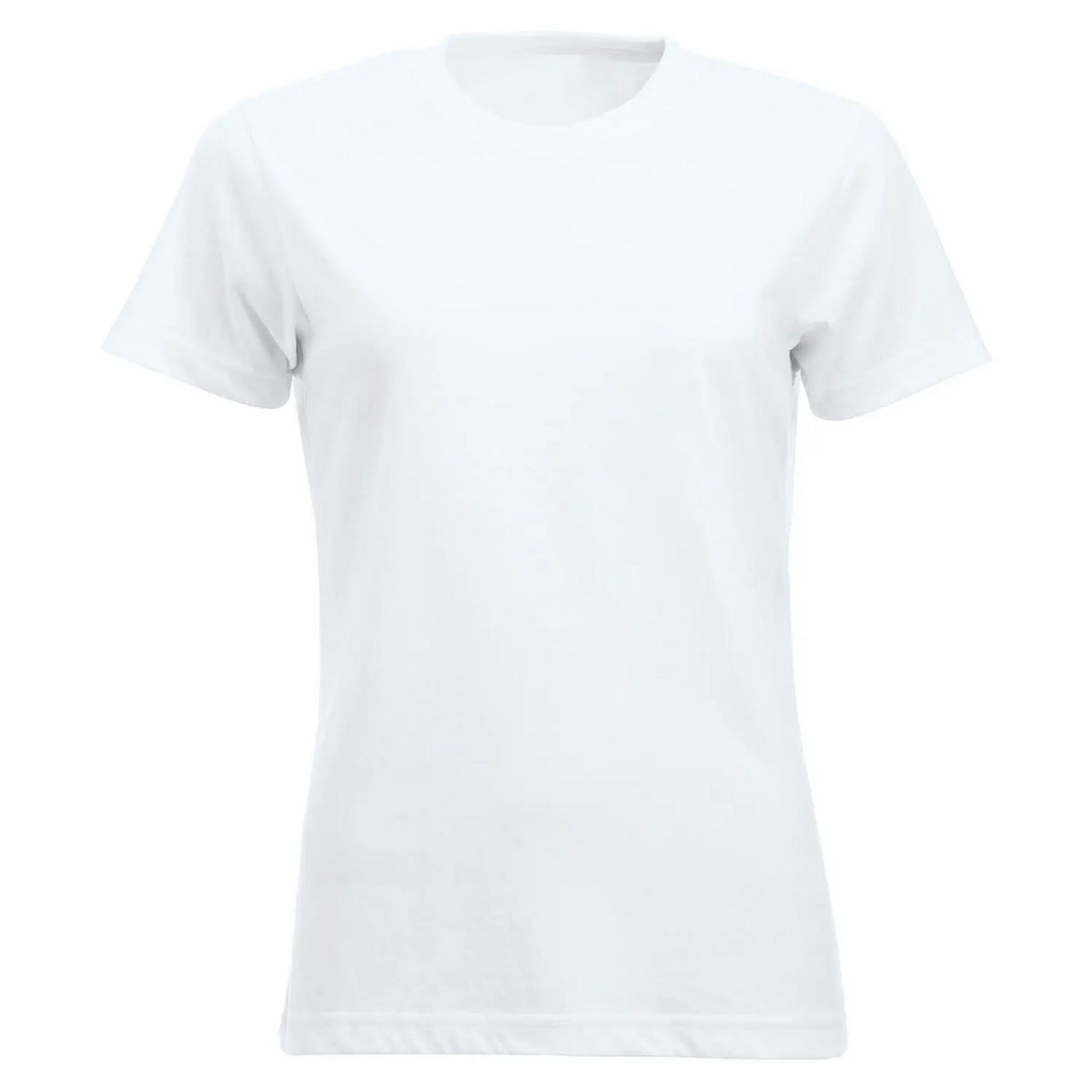White - Front - Clique Womens-Ladies New Classic T-Shirt