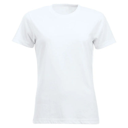 White - Front - Clique Womens-Ladies New Classic T-Shirt