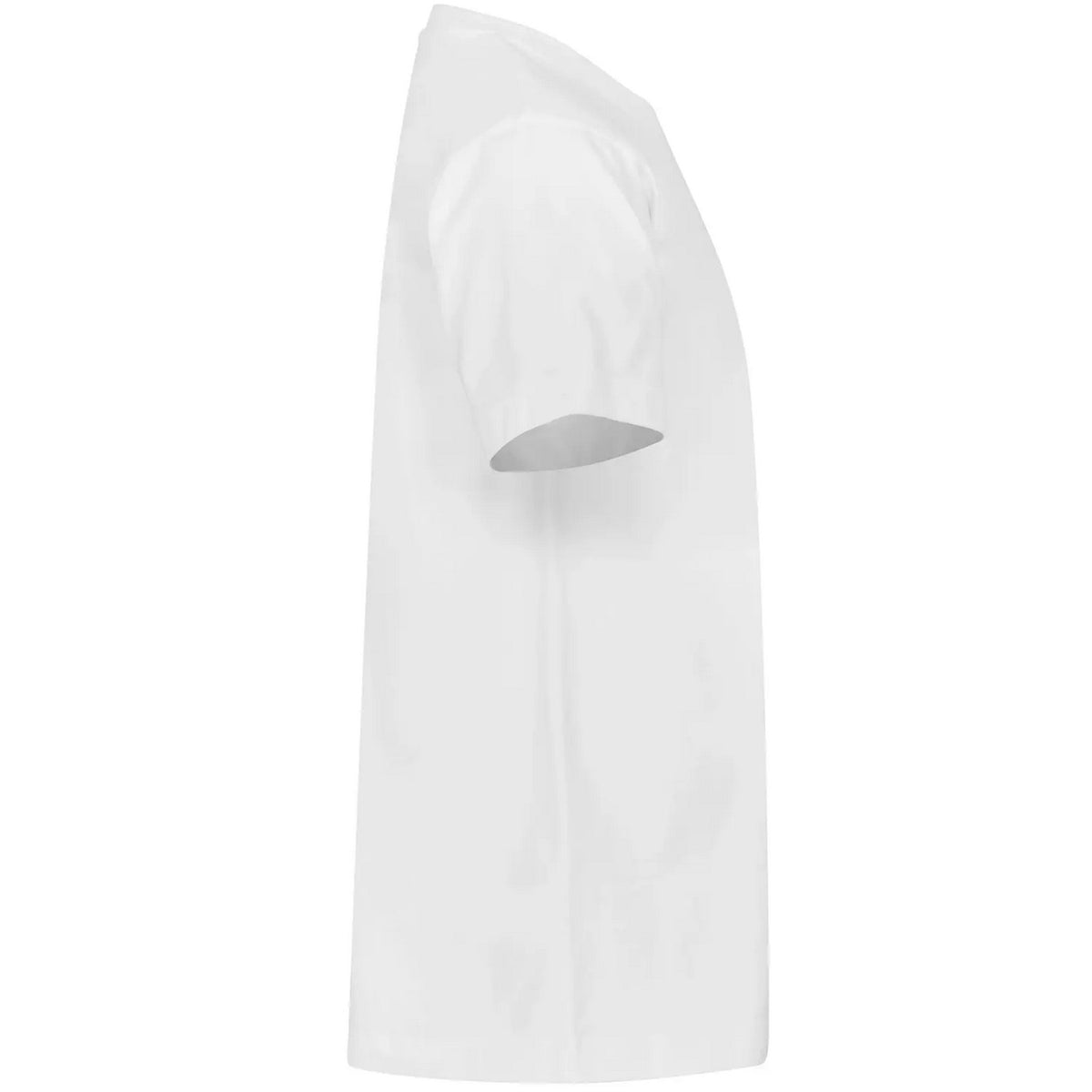 White - Side - Clique Mens Ringspun Cotton Oversized T-Shirt