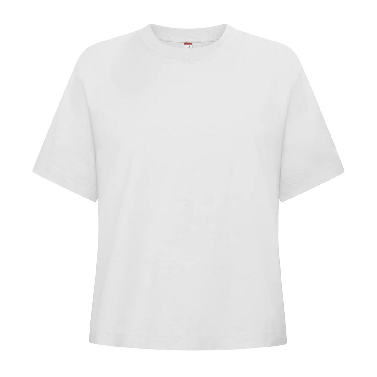 White - Front - Clique Womens-Ladies Ringspun Cotton Oversized T-Shirt
