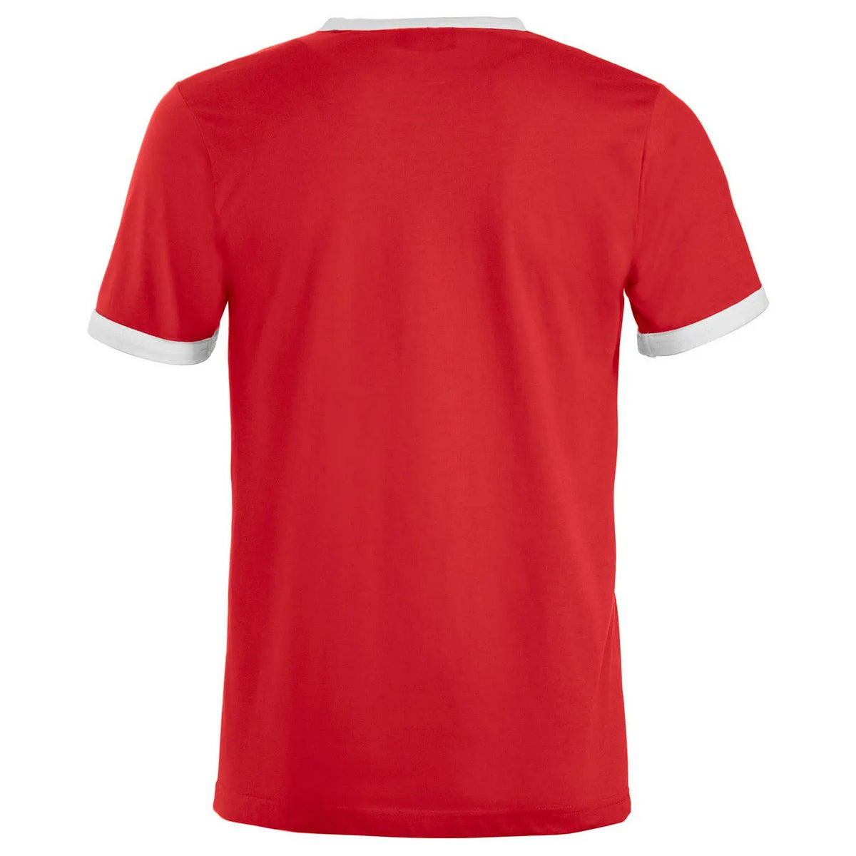 Red-White - Back - Clique Unisex Adult Nome Ringer T-Shirt