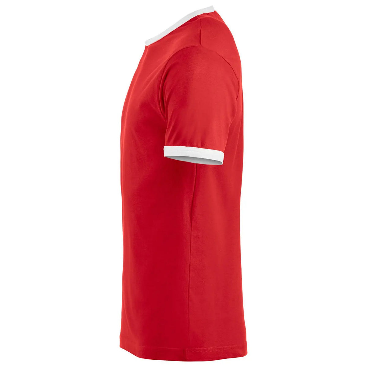 Red-White - Lifestyle - Clique Unisex Adult Nome Ringer T-Shirt